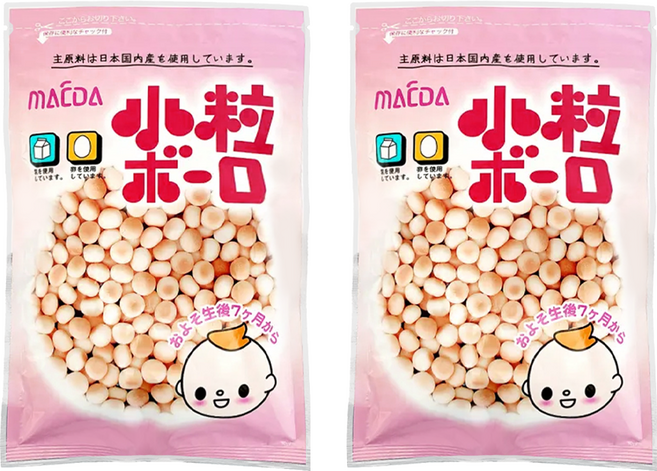 MAEDA 大阪前田製菓 乳球 小粒燒菓子, 蛋酥, 100g, 2包