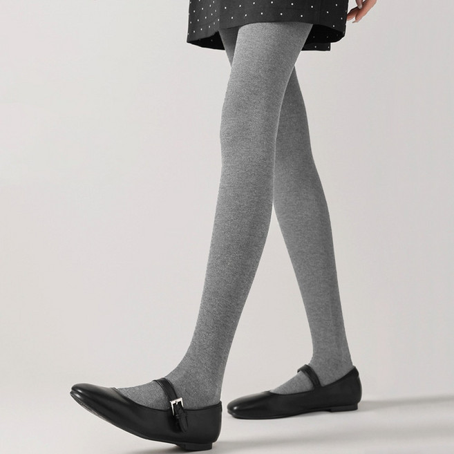 노디자인 여성용 3D 입체 편직 유발 면 타이즈