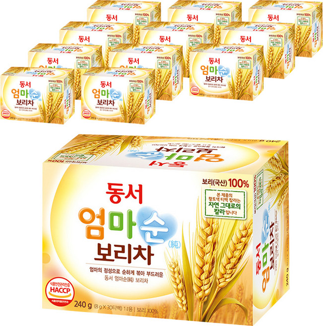 동서 엄마순 보리차, 8g, 30개입, 12개