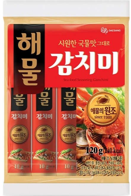 대상 해물 감치미, 1개, 120g