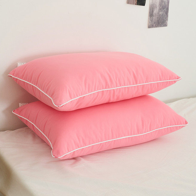 아임리빙 사계절 스윗엣지 통세탁 베개, 인디핑크, 2개