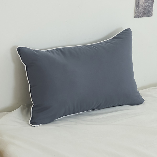 아임리빙 사계절 스윗엣지 통세탁 베개, 차콜, 1개