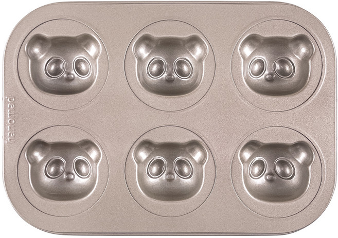 아노마드 판다 마들렌틀 팬 6구 골드, 1개