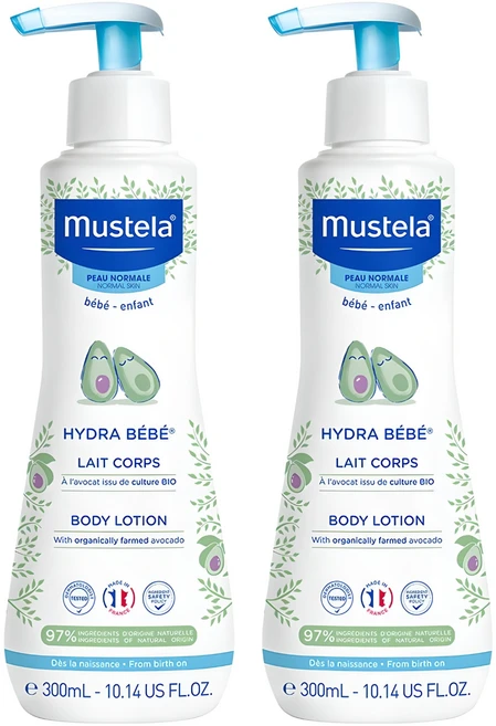 무스텔라 이드라 베베 바디로션, 300ml, 2개 - 쿠팡