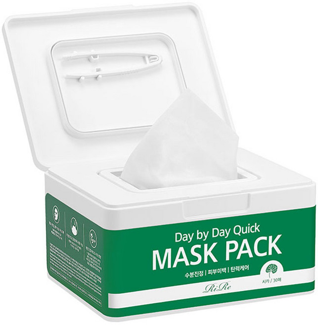리르 데이 바이 데이 퀵 마스크팩 시카, 30개입, 1개