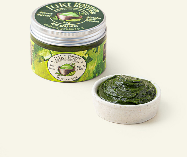 LUKT 말차 버터, 90g, 1개