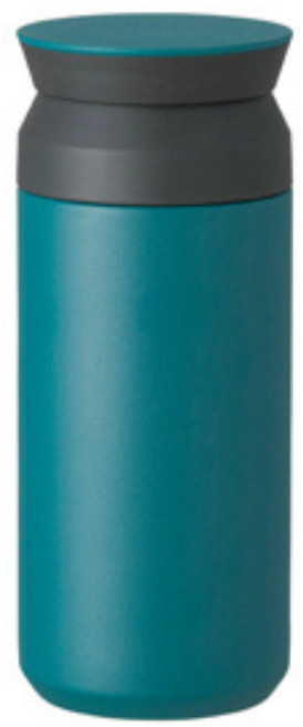 KINTO TRAVEL TUMBLER 隨行保溫瓶, 藍綠色, 350ml, 1個