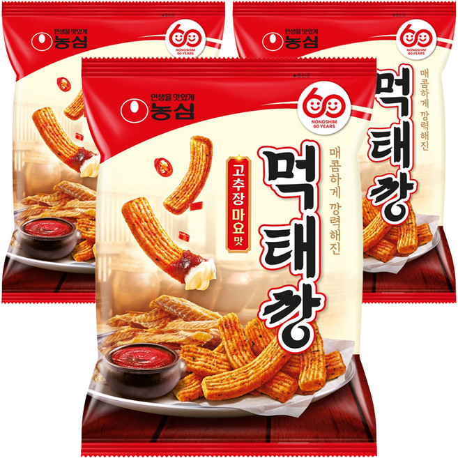 먹태깡 고추장마요맛, 60g, 3개