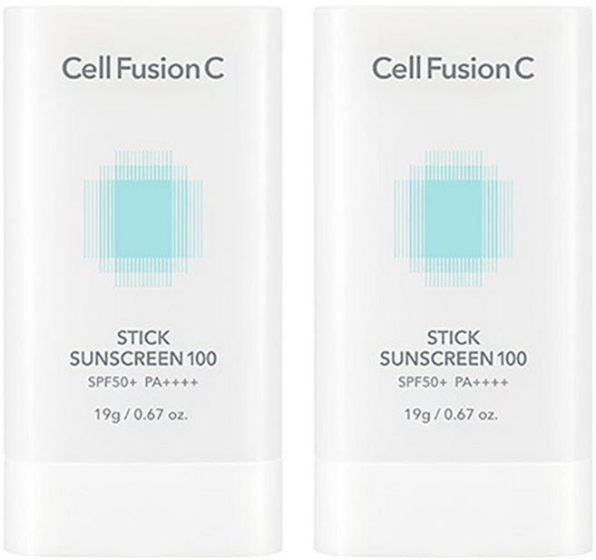 셀퓨전씨 스틱 썬스크린 100 SPF50+ PA++++, 19g, 2개