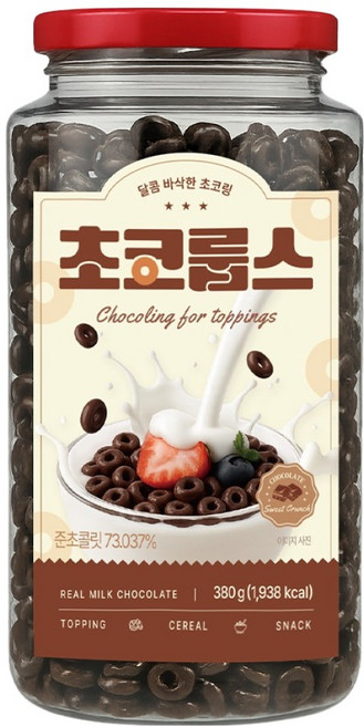 씨알로 초코룹스, 1개, 380g