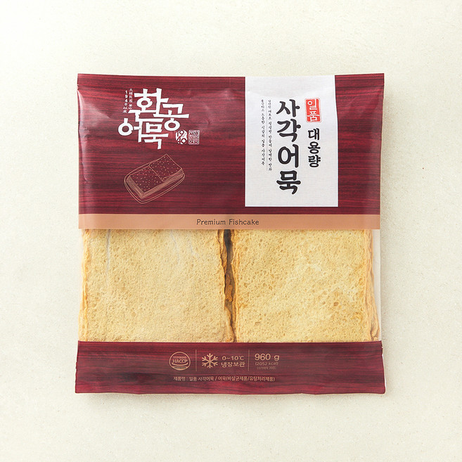 환공어묵 일품 대용량 사각어묵 30개입, 960g, 1개