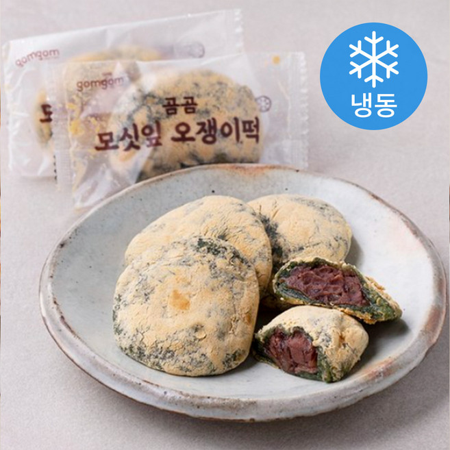 곰곰 모싯잎 오쟁이떡(냉동), 40g, 25개입, 1개