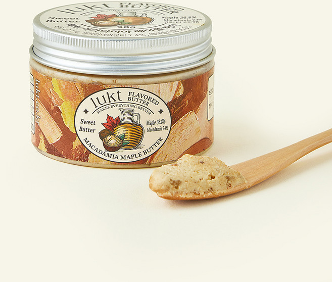 룩트 마카다미아 메이플 버터, 90g, 1개