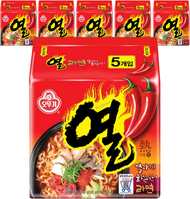 오뚜기 열라면 120g, 30개