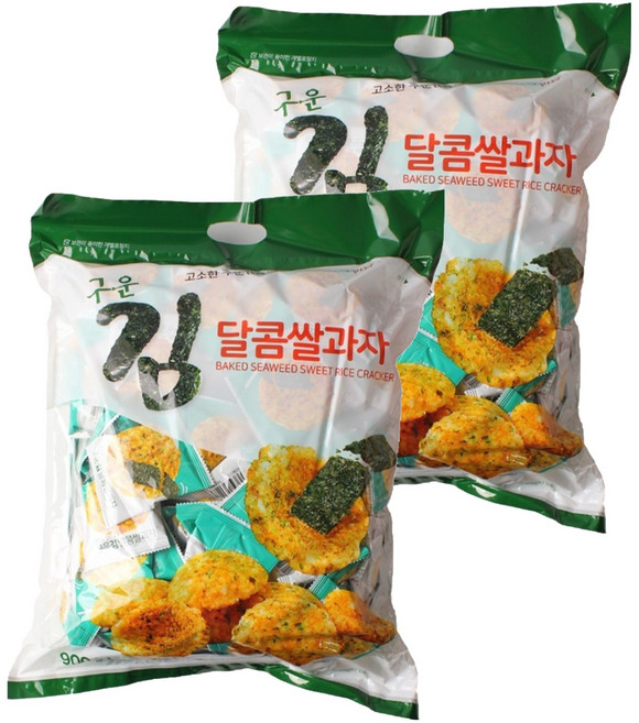 구운김 달콤 쌀과자, 2개, 900g