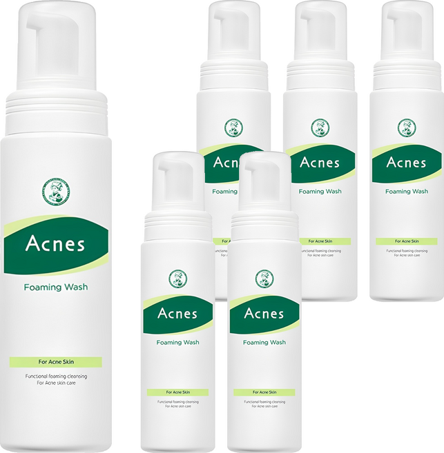 아크네스 포밍워시 클렌저, 180ml, 6개