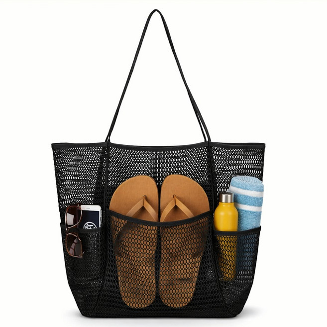 가주가샵 대형 메쉬 비치백