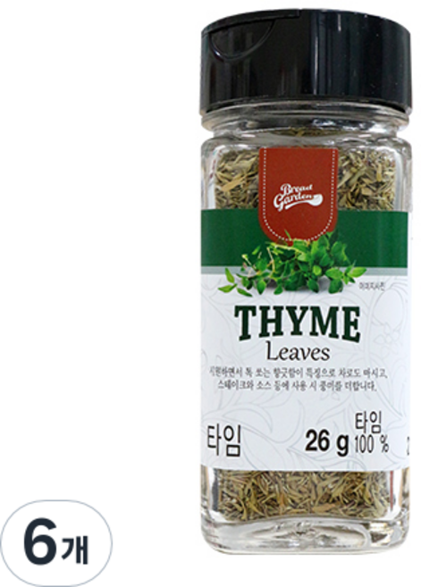 브레드가든 타임 허브, 26g, 6개