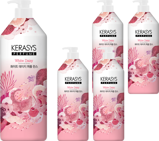 케라시스 퍼퓸 린스 화이트 데이, 1L, 5개