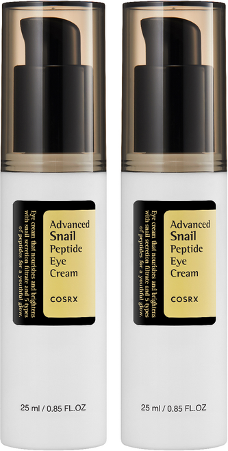코스알엑스 어드벤스드 스네일 펩타이드 아이 크림, 25ml, 2개