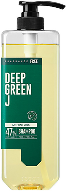 딥그린제이 어성초 탈모증상완화 샴푸 무향, 1L, 1개