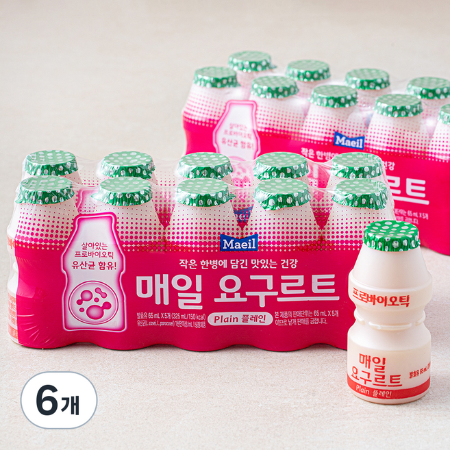 매일유업 요구르트, 65ml, 20개입, 6개