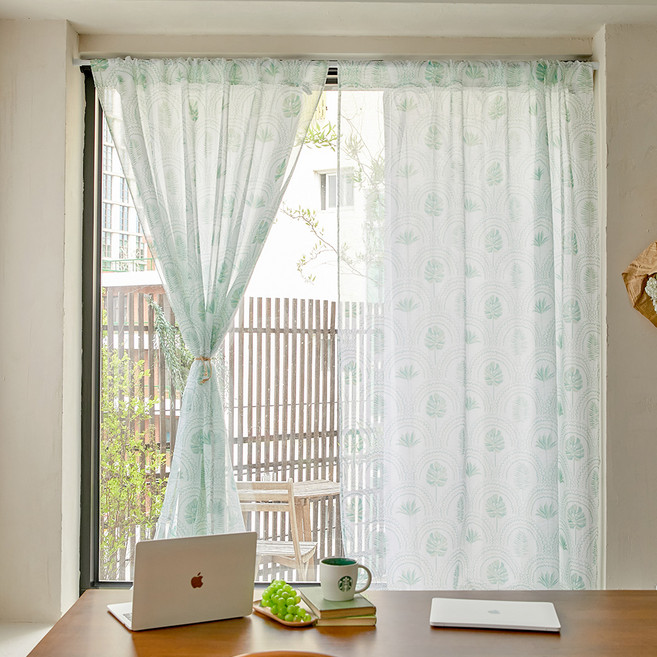 바자르 썸그린 가리개커튼