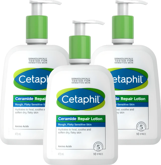 세타필 세라마이드 리페어 바디로션, 473ml, 3개 - 쿠팡