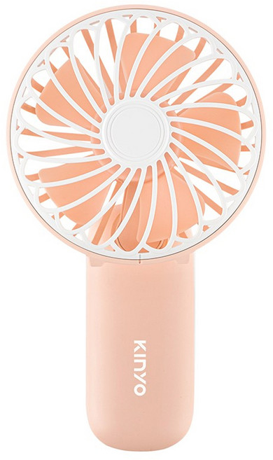KINYO 手持折疊充電風扇, UF-2031, 粉色