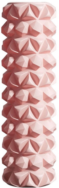 휴다온 요가 필라테스 마사지 폼롤러, 베이비핑크, 1개