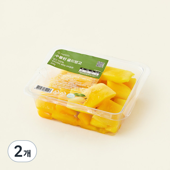 수플린 골드망고, 2개, 300g