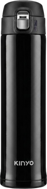 Kinyo 304不鏽鋼大容量彈蓋保溫杯, 藍色, 520ml, 1個