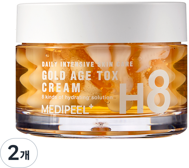 MEDIPEEL 美蒂菲 黃金齡毒H8乳霜, 50g, 2個