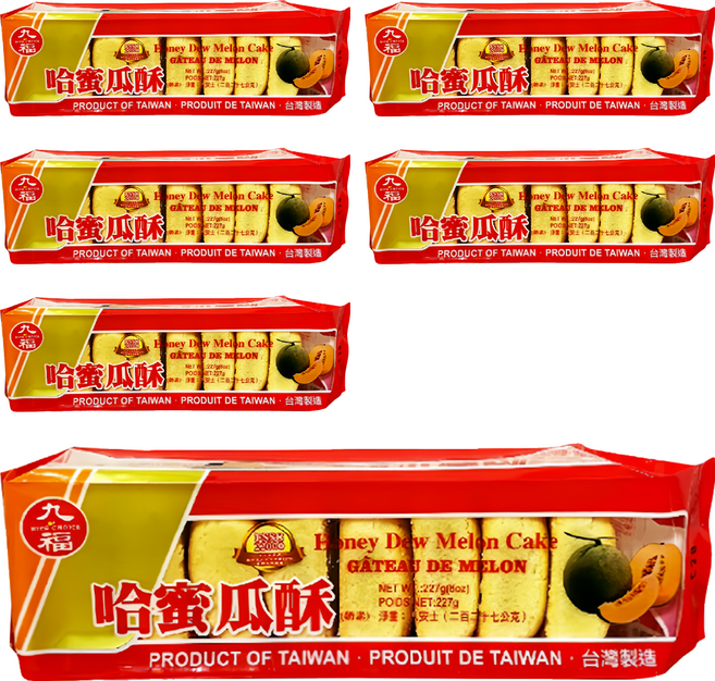九福 哈蜜瓜酥, 227g, 6包