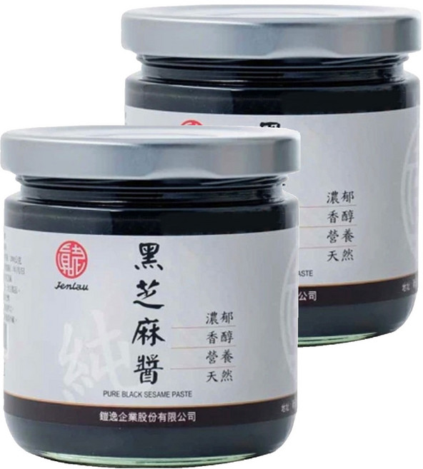真老 純黑芝麻醬, 200g, 2罐