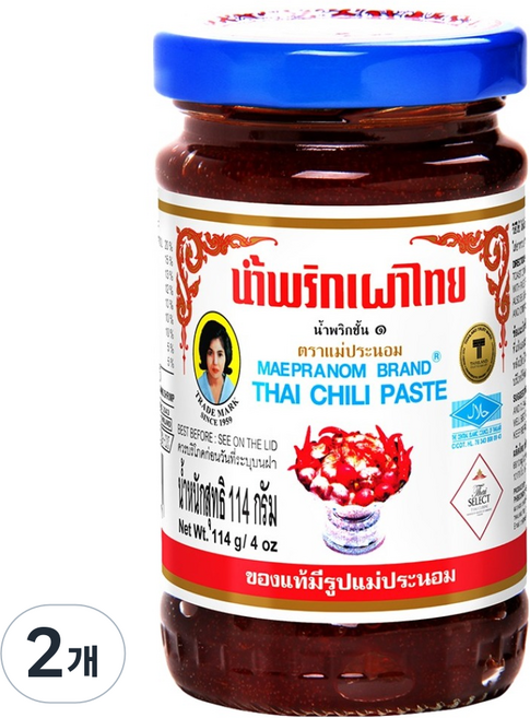메프라넘 칠리 페이스트, 114g, 2개
