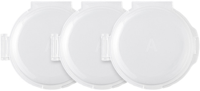 ELLEPARIS 에어쿠션 케이스, 1개, 흰색투명