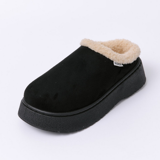 shoes& 女性厚底防寒毛絨短靴 sn634