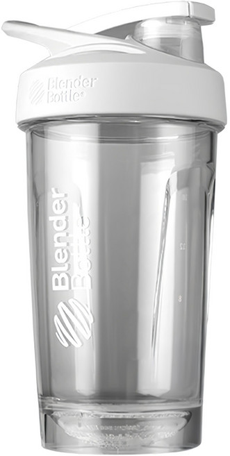 Blender Bottle Strada Tritan 搖搖杯24oz, 鉛白, 710ml, 1個