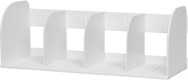 시스맥스 점보 책꽂이 4단, WHITE