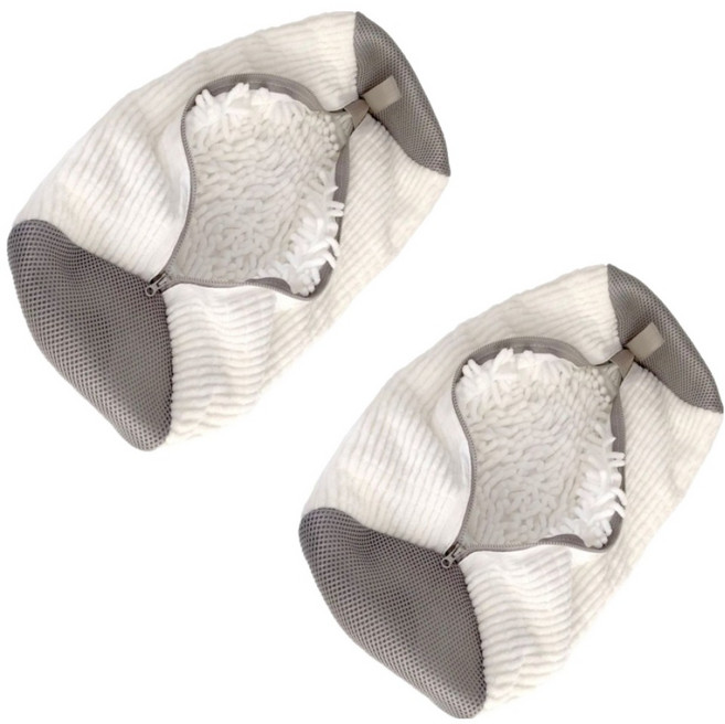 쏘블랑 편리한 손상방지 운동화 세탁망, 아이보리, 1세트