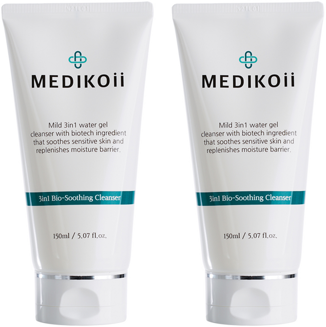 메디코이 쓰리인원 바이오 수딩 클렌저, 150ml, 2개