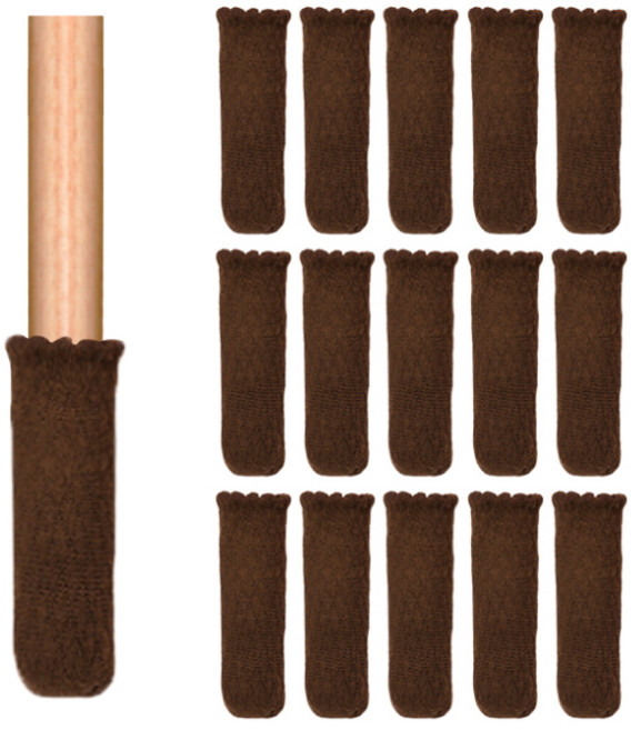 아리코 주방의자 소음방지커버, 다크브라운, 16개