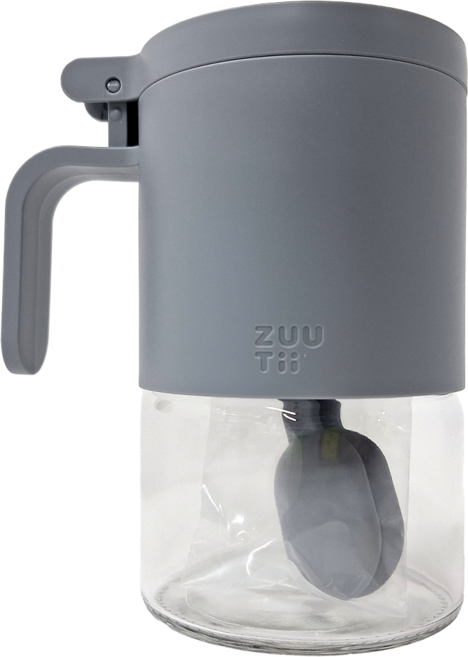ZUUTii Spice Container 玻璃調味料罐 Intelligent Gray 銀霧灰, 300ml, 1個