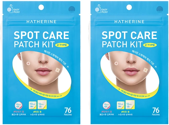해서린 스팟케어 패치 키트, 76개입, 2개 - 쿠팡