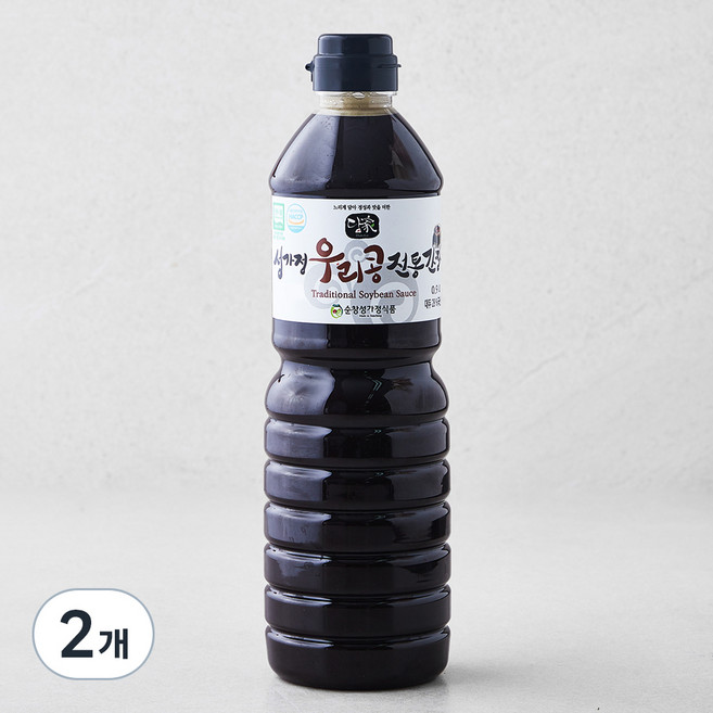 담가 성가정 우리콩 전통간장, 900ml, 2개