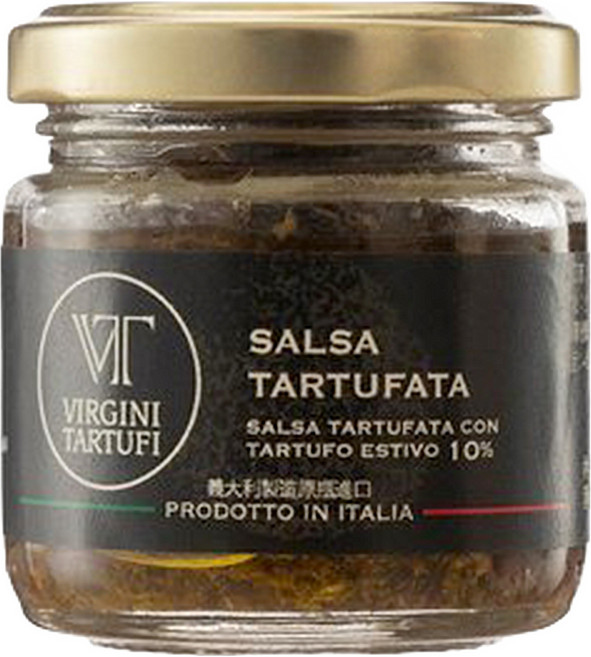 VIRGINI TARTUFI 夏季黑松露醬10%, 80g, 1罐