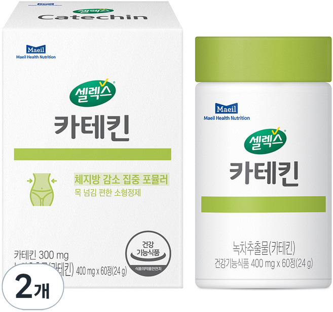 셀렉스 카테킨 24g, 60정, 2개