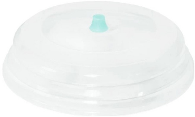 SiliPot 韓國 鉑金矽膠微波折疊保鮮蓋, 薄荷綠, 1個