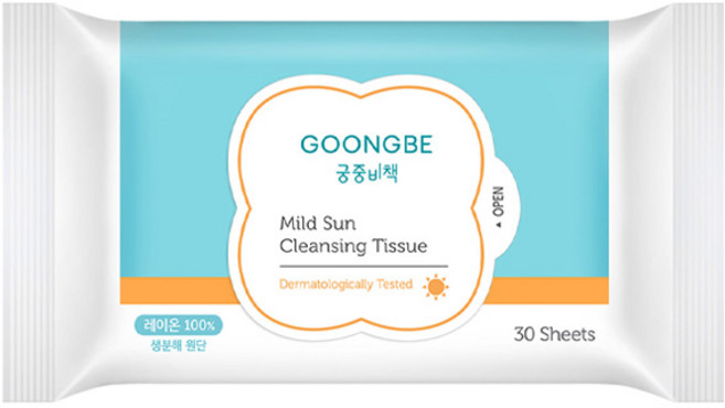궁중비책 마일드 선 클렌징 티슈, 30매입, 1개